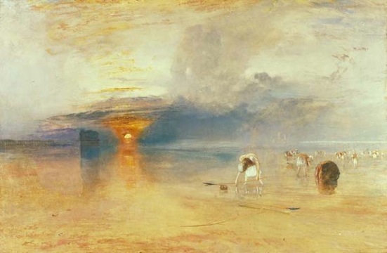 J M W Turner - Calais Sands at Low Water - Poissards Collecting Bait