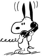 Phone Snoopy clipart2